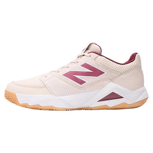 Men`s Coco Delray D Width Tennis Shoes Bisque and Monarch Burgundy Footwear New Balance