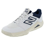Men`s FuelCell Delray D Width Tennis Shoes White and Navy Footwear New Balance