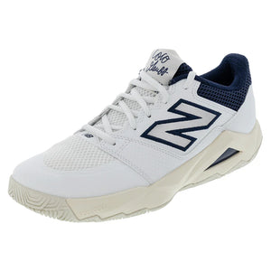 Men`s FuelCell Delray D Width Tennis Shoes White and Navy Footwear New Balance