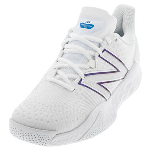 Men`s Fresh Foam Lav V2 D Width Tennis Shoes White and Laser Blue Footwear New Balance