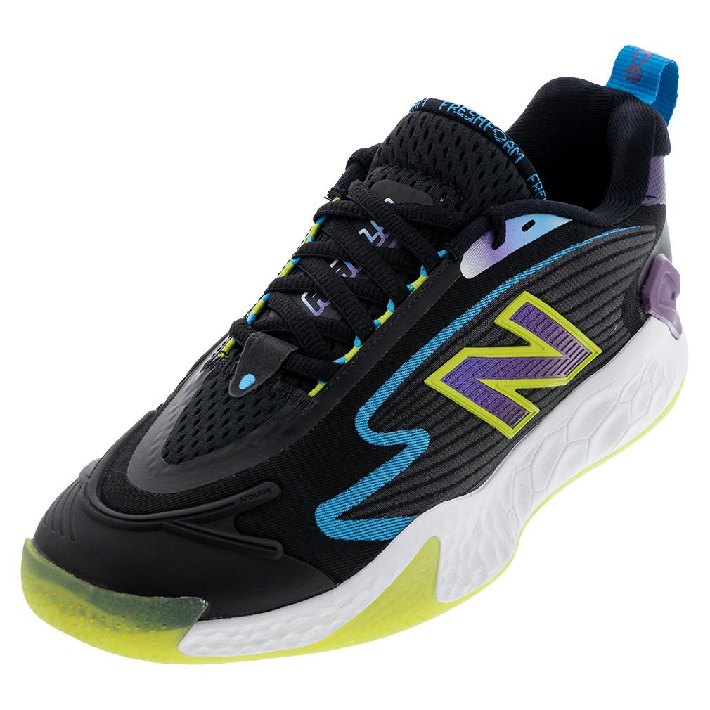 Men`s Fresh Foam X CT-Rally D Width Tennis Shoes Black and Purple Fade Footwear New Balance