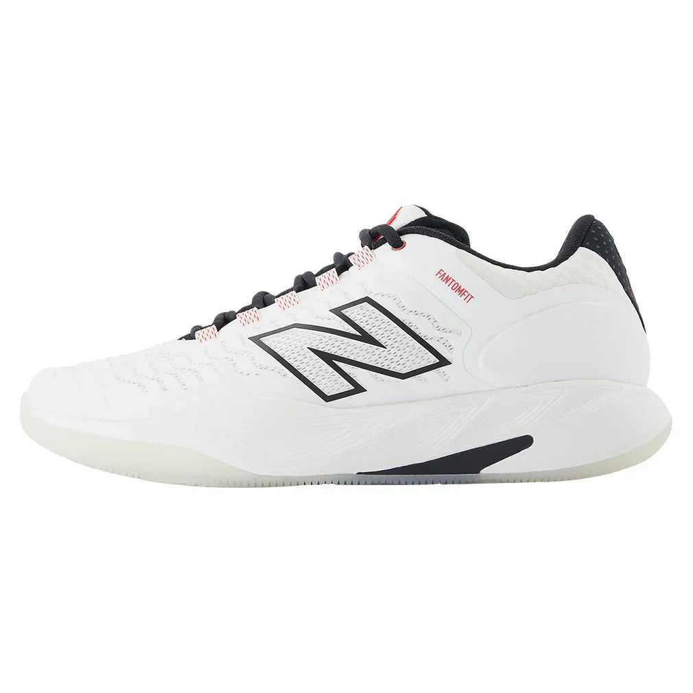 Men`s Fresh Foam X CT-Rally v2 2E Width Tennis Shoes White and Gum Footwear New Balance