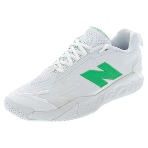 Men`s Fresh Foam X CT-Rally 2E Width Tennis Shoes White and Green Apple Footwear New Balance