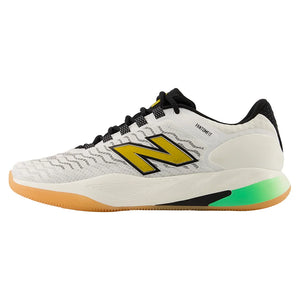 Men`s Fresh Foam X CT-Rally v2 2E Width Tennis Shoes White and Metallic Gold Footwear New Balance