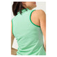 Women`s Mock Neck Tennis Tank Geo Wave Apparel Bobbe
