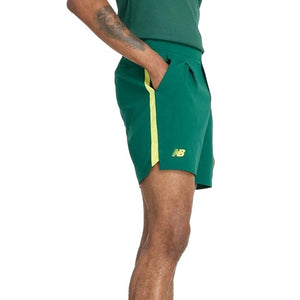 Men`s Tournament Tennis Short Marsh Green Apparel New Balance