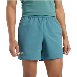 Men`s Tournament Seersucker Tennis Short New Spruce Apparel New Balance