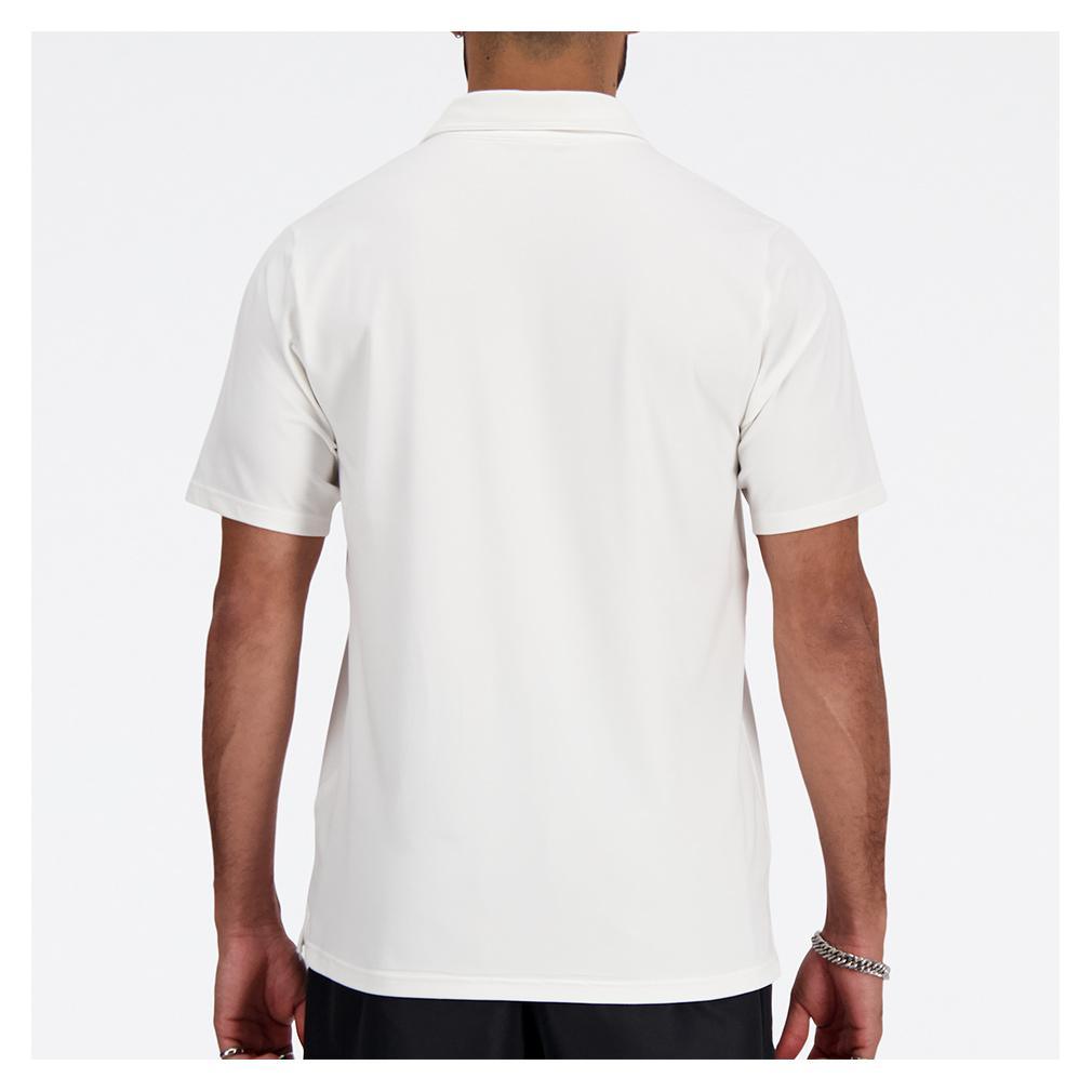 Men's Performance Tennis Polo White Apparel New Balance