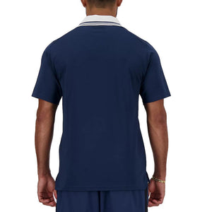 Men's Tournament Tennis Polo Navy Apparel New Balance
