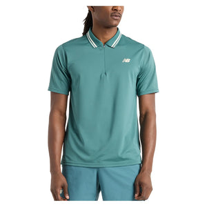 Men`s Tournament Tennis Polo New Spruce Apparel New Balance