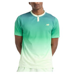 Men`s Printed Tournament Tennis Top Melon Water Apparel New Balance