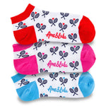 Women`s Meet Your Match Tennis Socks 3 Pack Socks Ame And Lulu