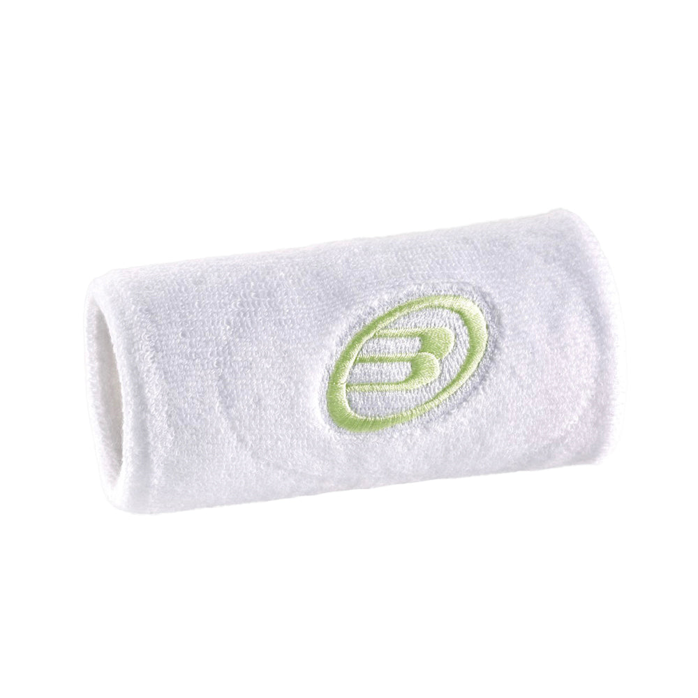 Muñequeras BULLPADEL BPMU252 I Blanco/Verde Accesorios Bullpadel
