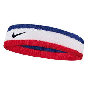 Swoosh Tennis Headband Habanero Red and Black Accessories Nike