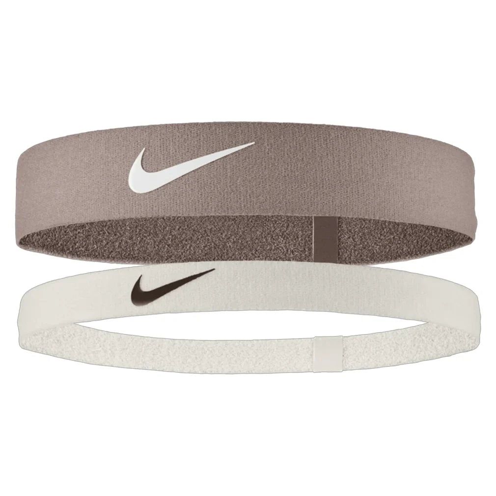 Unisex Flex Training Headband 2 Pack Mink Brown and Sail Accessories Nike