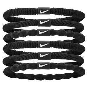 Unisex Flex Hair Tie 6 Pack Black Accessories Nike