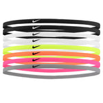 Girl`s Skinny Headband 8 pack Black and White Accessories Nike