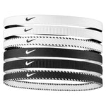 Unisex Flex Classic Headbands 6 Pack White and Black Accessories Nike