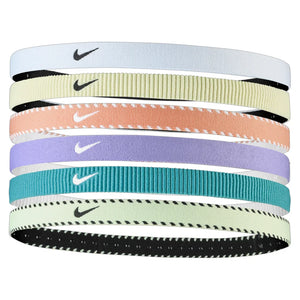 Unisex Flex Classic Headbands 6 Pack Lilac Ice and Dusty Cactus Accessories Nike