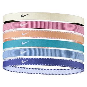 Juniors` Flex Classic Headbands 6 Pack Magic Flamingo and Blue Beyond Accessories Nike