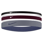 Unisex Flex Classic Mixed Width Headbands 3 Pack Burgundy Crush and World Indigo Accessories Nike