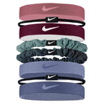 Unisex Flex Classic Mixed Hair Ties 8 Pack Sweet Beet and Black Accessories Nike