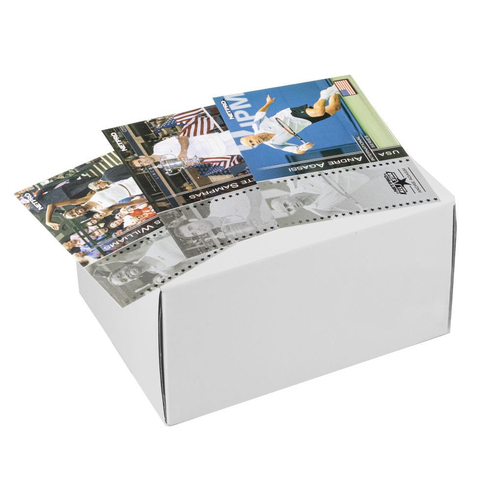 NETPRO International Series Tennis Collector Card Set (Unmarked White Box) Memorabilia Netpro