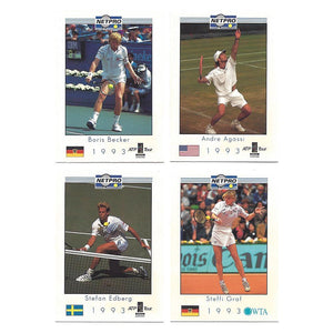 NETPRO Tour Star Tennis Collector Card Set 1993 Memorabilia Netpro