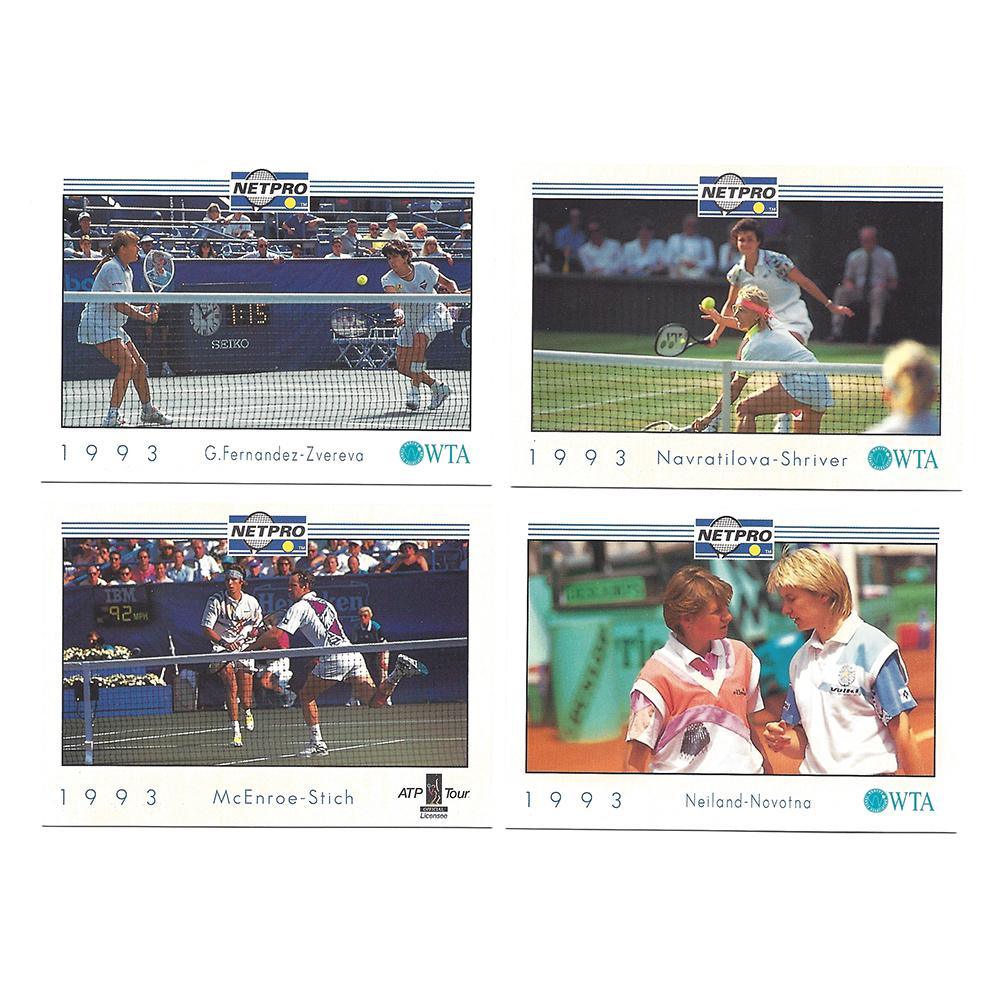 NETPRO Tour Star Tennis Collector Card Set 1993 Memorabilia Netpro