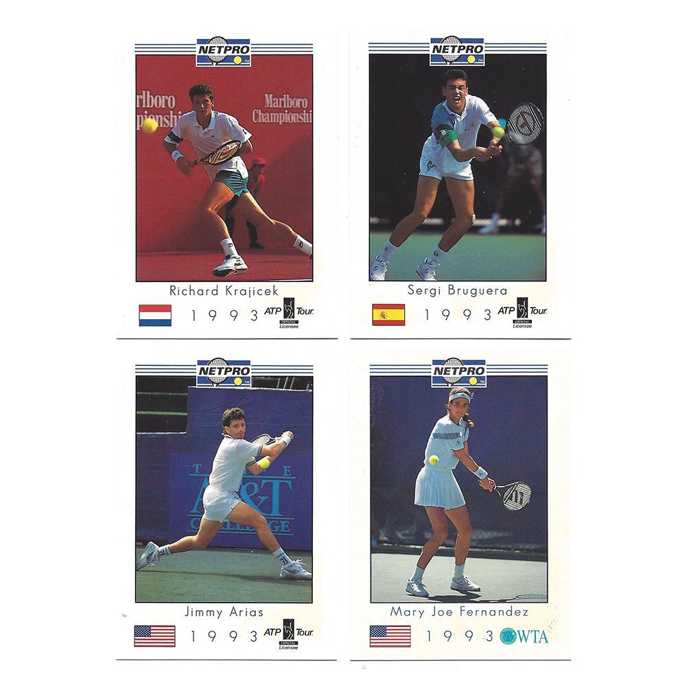 NETPRO Tour Star Tennis Collector Card Set 1993 Memorabilia Netpro