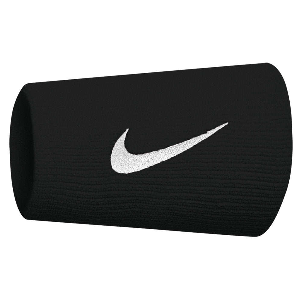 Premier Doublewide Tennis Wristbands 2 Pack Black and White Accessories Nike