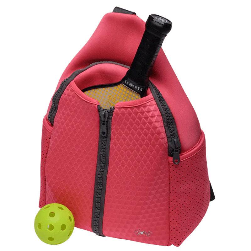 Women`s Neoprene Pickleball Sling Bag Coral Bags Glove It