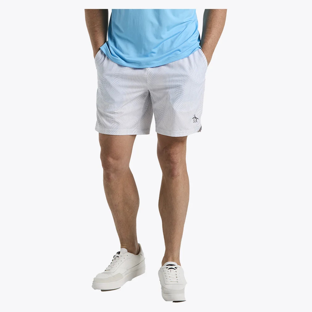 Men`s Performance 7 Inch Tennis Short Bright White Apparel Penguin
