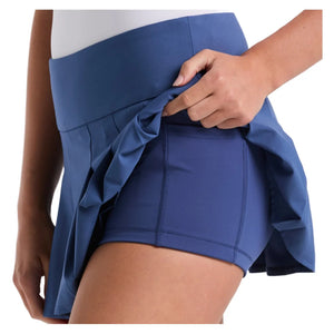 Women`s 13 Inch Pleated Tennis Skort True Navy Apparel Penguin