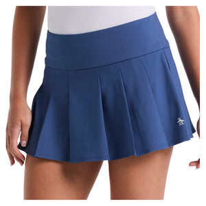 Women`s 13 Inch Pleated Tennis Skort True Navy Apparel Penguin