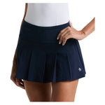 Women`s Essentials Pleated 13 Inch Tennis Skort Black Iris Apparel Penguin