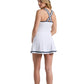 Women`s Essentials Tennis Dress Bright White Apparel Penguin