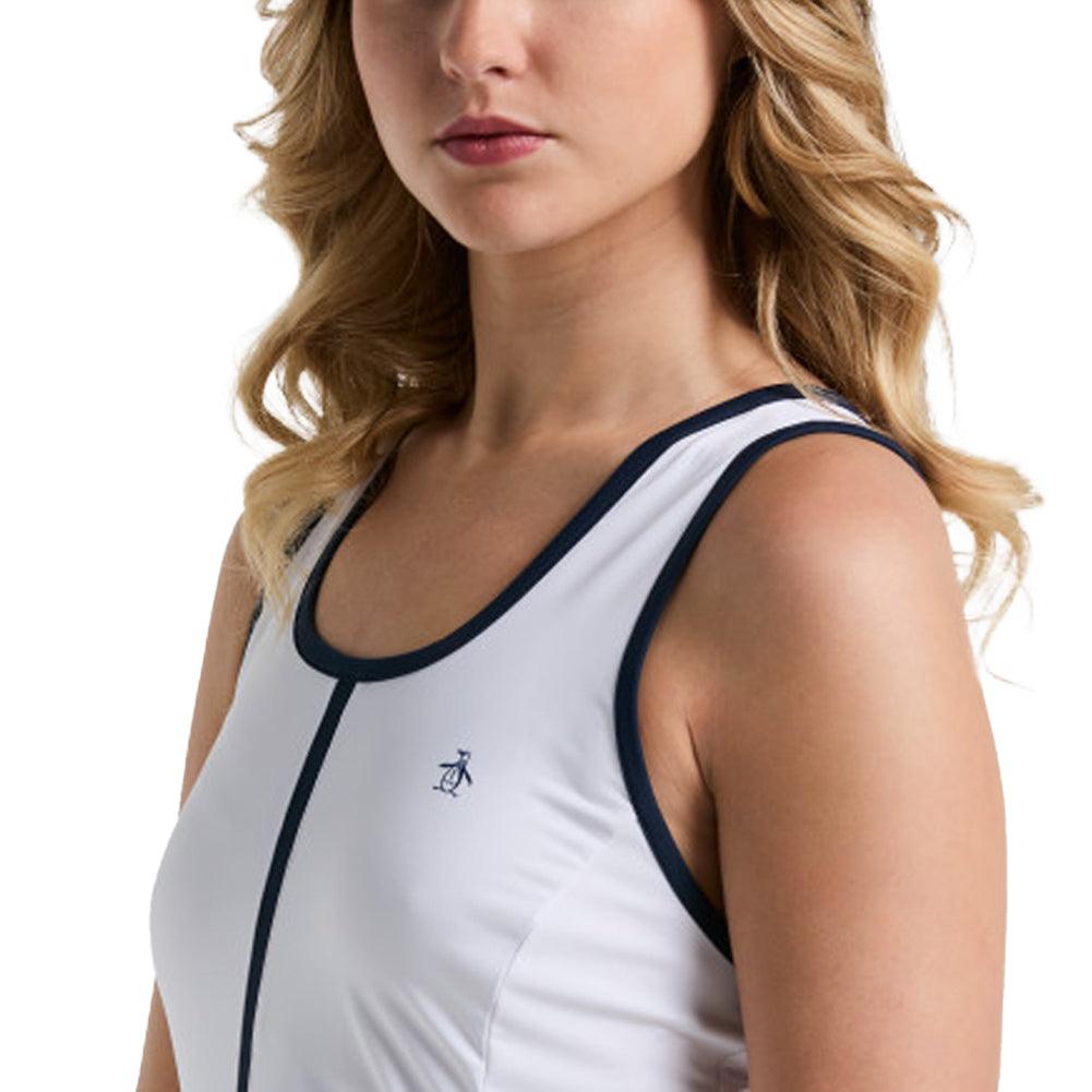 Women`s Essentials Tennis Dress Bright White Apparel Penguin