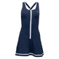 Women`s Essentials Tennis Dress Black Iris Apparel Penguin