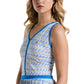 Women`s Cut Out Tennis Dress with Pleats Bright White Apparel Penguin
