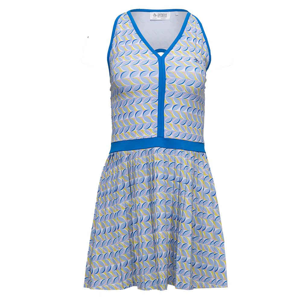 Women`s Cut Out Tennis Dress with Pleats Bright White Apparel Penguin