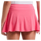 Women`s 13 Inch Grid Jacquard Tennis Skort Camellia Rose Apparel Penguin