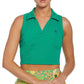 Womens Solid Rib Tennis Polo Jelly Bean Apparel Penguin