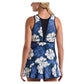Women`s Fuji Floral Jacquard Tennis Tank Black Iris Apparel Penguin