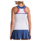 Women's Color Block Tennis Tank Bright White Apparel Penguin