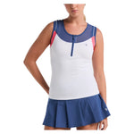 Women's Color Block Tennis Tank Bright White Apparel Penguin