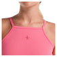 Women`s Grid Jacquard Tennis Tank with Shelf Bra Camellia Rose Apparel Penguin