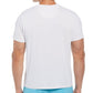 Men's Performance ENG Marble Print Tennis Crew Bright White Apparel Penguin