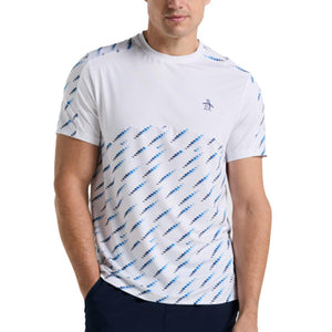 Men`s Ball Block Tennis Crew Bright White Apparel Penguin