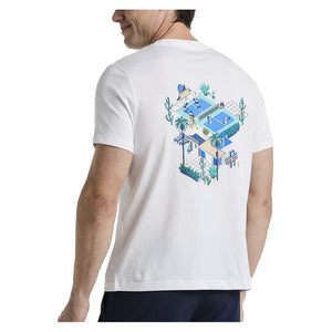 Men`s Paddle DBL Graphic Tee Bright White Apparel Penguin